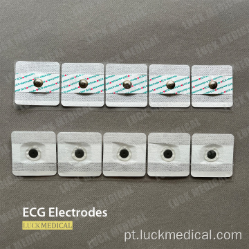 Guias do ECG do eletrodo para testes médicos